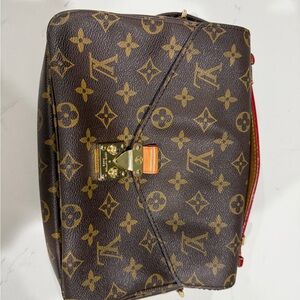 Louis Vuitton Brown and Gold Monogram Clutch